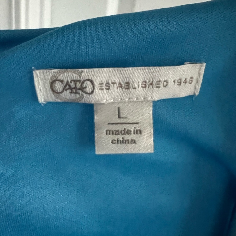 Cato Vibrant Blue Pleated Dress - Picture 2 of 6